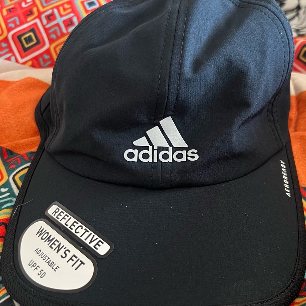 Adidas Navy Reflective Women's 🧢 Cap: NWT